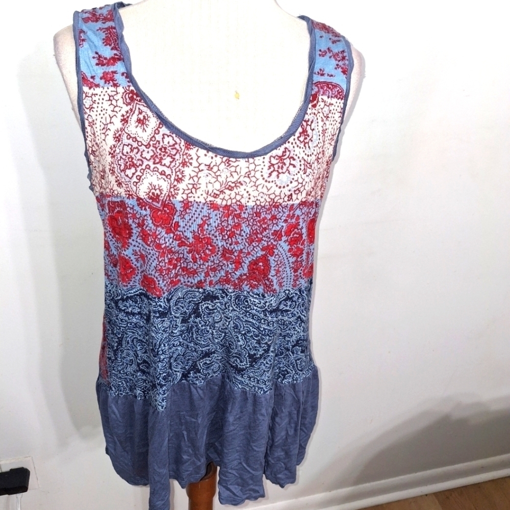 Boho Style Tank- W Sz Medium